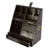 Rossini Leather - Stationery Box Dark Chocolate -Filofax Shop 160937 Large