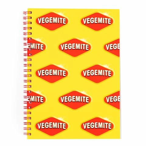 Book - Vegemite Spiral Notepad A5 3 Book - Vegemite Spiral Notepad A5