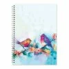 Book - Watercolour Birds Spiral Notepad A4 -Filofax Shop 169830 Large