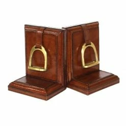 Rossini Leather - Book Ends Tan Small Set 2pce
