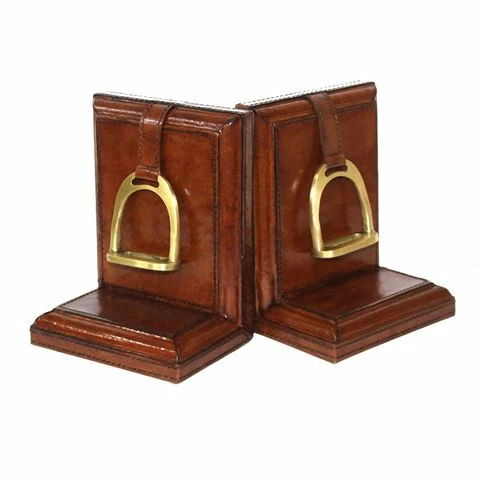 Rossini Leather - Book Ends Tan Small Set 2pce 3 Rossini Leather - Book Ends Tan Small Set 2pce