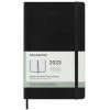 Moleskine - 2023 Weekly Diary H/C Horizontal Black Large