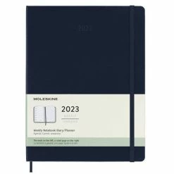 Moleskine - 2023 Weekly Notebook H/C Diary XL Sapphire Blue