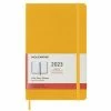 Moleskine - 2023 Daily Diary Hard Cover Large Orange Yellow -Filofax Shop 191649 Large