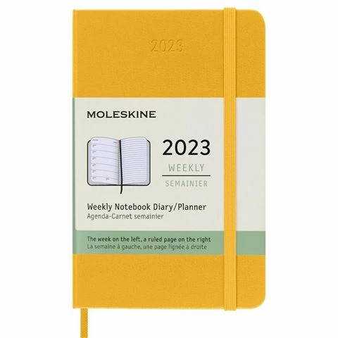 Moleskine - 2023 Weekly Pocket Diary H/C Orange Yellow 3 Moleskine - 2023 Weekly Pocket Diary H/C Orange Yellow