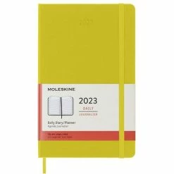 Moleskine - 2023 Daily Diary Hard Cover Large Hay Yellow