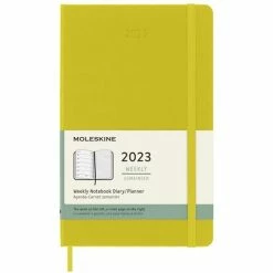 Moleskine - 2023 Weekly Notebook Diary H/C Hay Yellow Large