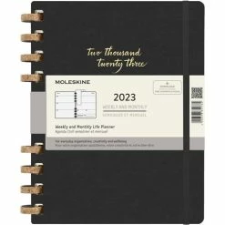 Moleskine - 2023 Spiral Diary/Planner Hardcover Remake Midnight XL