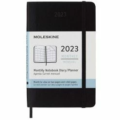 Moleskine - 2023 Monthly Soft Cover Pocket Diary Black
