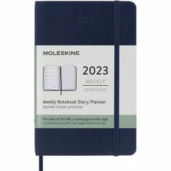 Moleskine - 2023 Weekly Notebook Pocket Diary S/C Sap. Blue