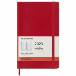 Moleskine - 2023 Daily Diary Soft Cover Large Scarlet Red