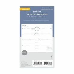 Filofax - 2023 Diary Refill Week On Two Pages