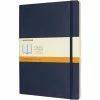 Moleskine - Classic Hard Cover Notebook Ruled Extra Large Sapphire Blue -Filofax Shop 198320 Large