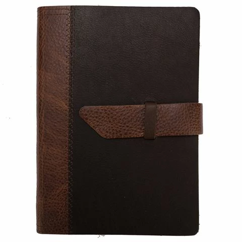 Manufactus - Naples Journal Vintage Large Dark Brown 3 Manufactus - Naples Journal Vintage Large Dark Brown