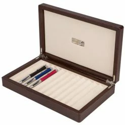 Renzo Romagnoli Renzo - Thesius Box For 12 Pens Brown