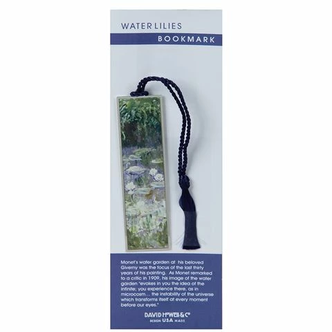 David Howell And Company David Howell - Water Lilies Bookmark 3 David Howell And Company David Howell - Water Lilies Bookmark