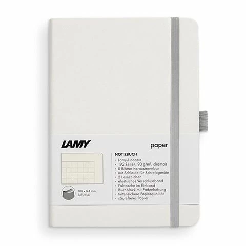 Lamy - Soft Cover Notebook Ruled A6 White 3 Lamy - Soft Cover Notebook Ruled A6 White