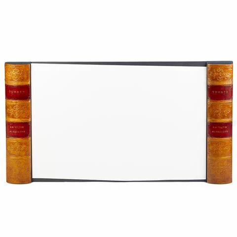 The Original Book Works - Desk Blotter Charcoal Base W/Tan 3 The Original Book Works - Desk Blotter Charcoal Base W/Tan