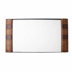 The Original Book Works - Desk Blotter Black Base W/Brown