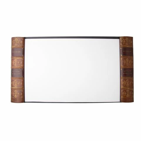 The Original Book Works - Desk Blotter Black Base W/Brown 3 The Original Book Works - Desk Blotter Black Base W/Brown