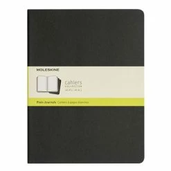 Moleskine - Cahier Plain Journal Extra Large Black Set 3pce