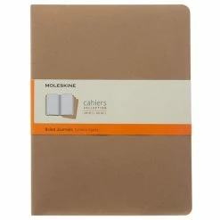 Moleskine - Cahier Ruled Journal Extra Large Kraft Set 3pce