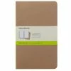Moleskine - Cahier Plain Notebook Large Kraft Set 3pce