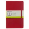 Moleskine - Classic Hard Cover Plain Notebook Large Red