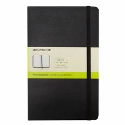 Moleskine - Classic Hard Cover Plain Notebook Large Black