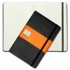 Moleskine - Classic Hard Cover Ruled Notebook Large Black -Filofax Shop 461753 Large