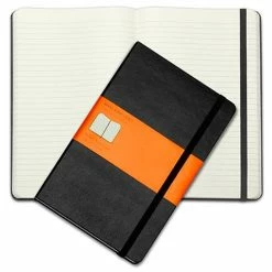 Moleskine - Classic Hard Cover Ruled Notebook Large Black