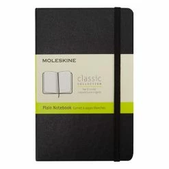 Moleskine - Classic Hard Cover Pocket Plain Notebook Black