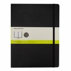 Moleskine - Classic Soft Cover Plain Notebook X-Large Black