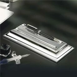 El Casco - Double Pen Holder Chrome