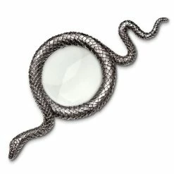 L'Objet - Snake Magnifying Glass Small Platinum
