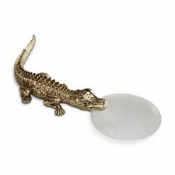 L'Objet - Crocodile Magnifying Glass Gold