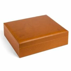Redd Leather - Document Box Large Cognac Tan