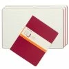 Moleskine - Cahier Ruled Notebook Extra Large Red Set 3pce