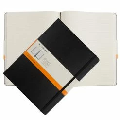 Moleskine - Classic Hard Cover Ruled Notebook X-Large Black