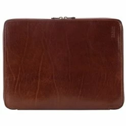 Old Angler Leather - Zip Leather Portfolio Tan