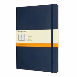 Moleskine - Classic Soft Cover Ruled Notebook X-Large Blue