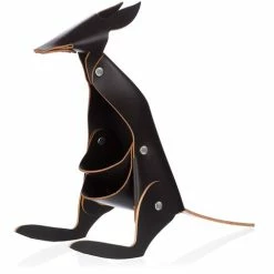 Vacavaliente - Recycled Leather Desk Acc. Kangaroo Black