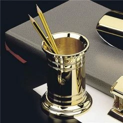 El Casco - Pencil Pot Large Gold