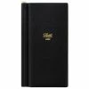 Letts - Legacy Slim Pocket Notebook W/Gold Pen Black