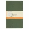 Moleskine - Cahier Ruled Journal Large Green Set 3pce