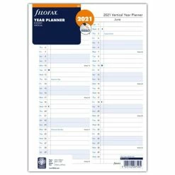 Filofax - A4 English Vertical Year Planner 2021