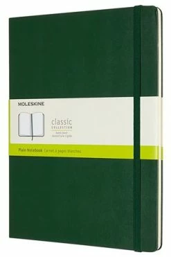 Moleskine - Classic Hard Cover N/B Plain XL Myrtle Green
