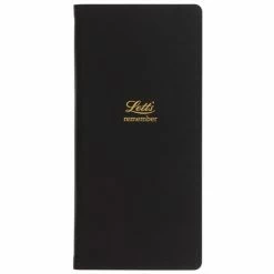 Letts - Icon Slim Pocket Password Book Black