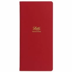 Letts - Icon Slim Pocket Password Book Red