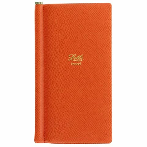 Letts - Legacy Slim Pocket Travel Journal Orange 3 Letts - Legacy Slim Pocket Travel Journal Orange